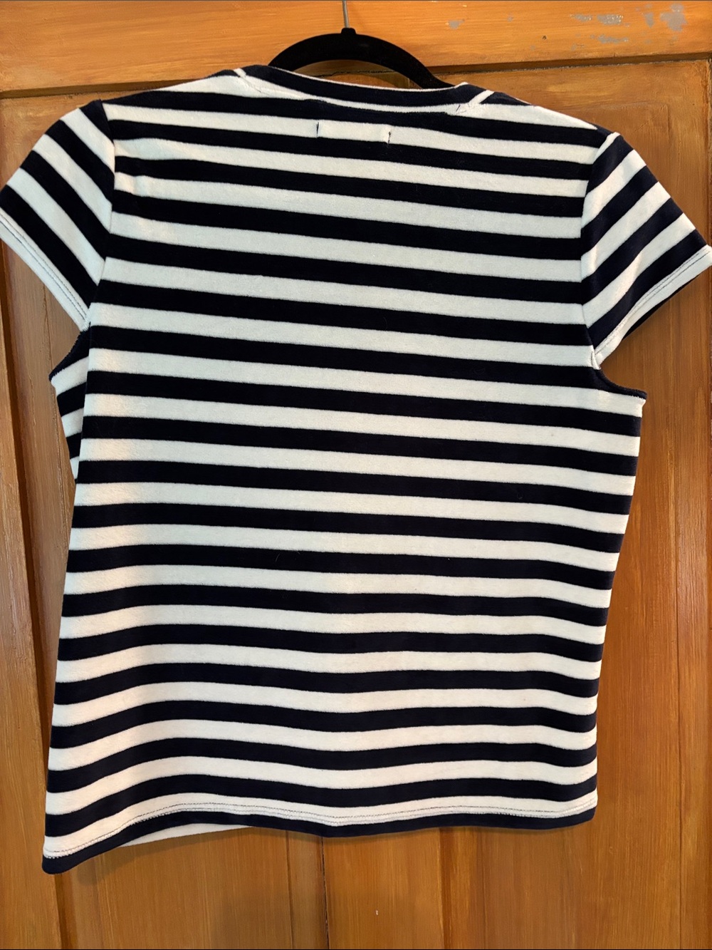 Madewell Navy and White Striped Short Sleeve Tee - Picture 5 of 5